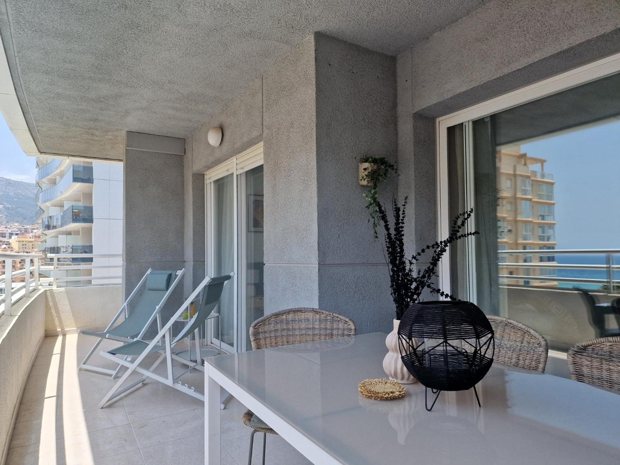Cozy Apartment Apolo XIV Seaview Calpe Exteriör bild